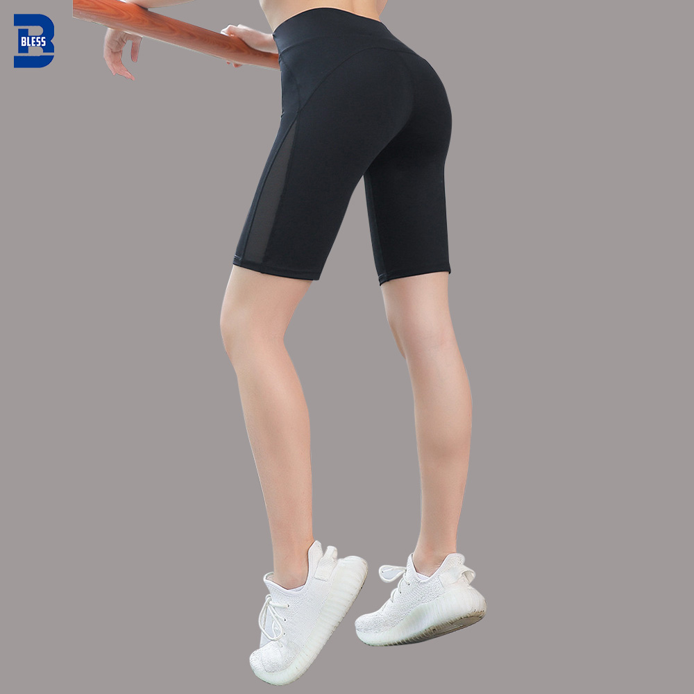 high-waist ladies exercise shorts from China for fitness-2