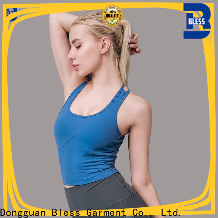 Anti-Bacterial mesh sports top from China for running