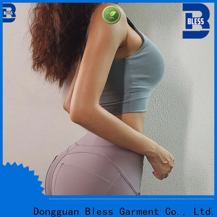 V-neck mesh yoga top factory price for gym