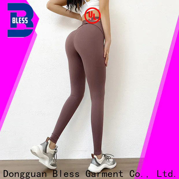 Bless Garment breathable camo yoga pants from China for workout