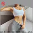 Bless Garment V-neck mesh gym top from China for sport