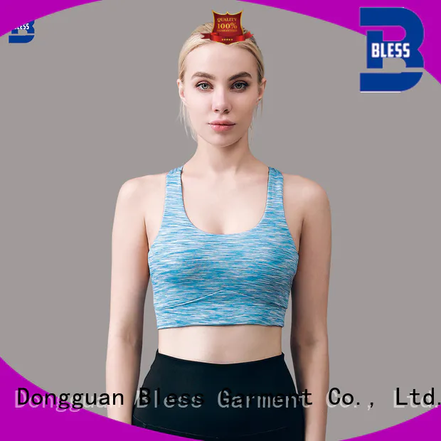 Bless wholesale yoga top from China for running