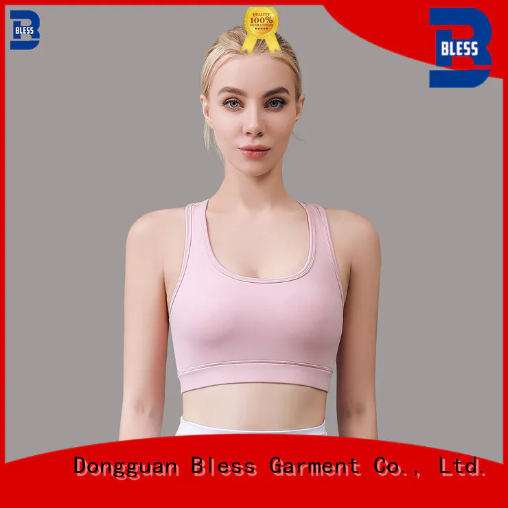 Bless V-neck workout top from China for gym