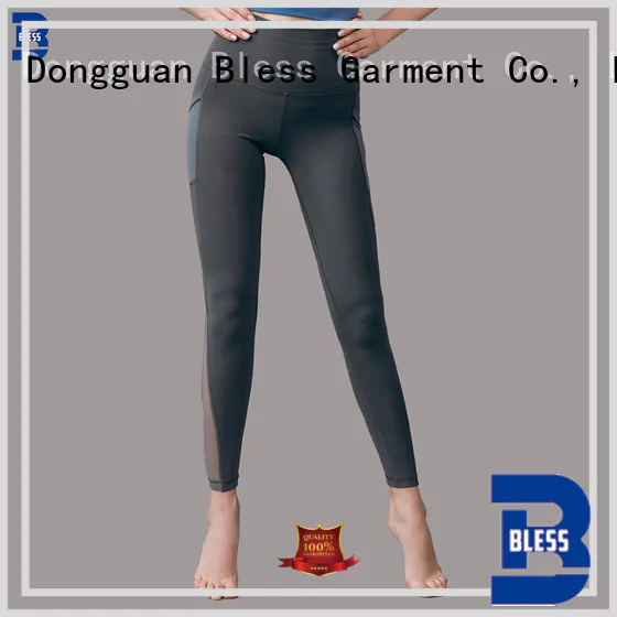 Bless breathable mesh yoga leggings supplier for fitness